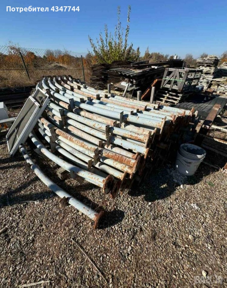 Дъговидно хале 300кв. ферми,ламарина,врати , снимка 1