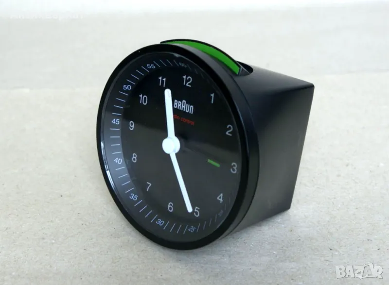 Луксозен класически аналогов будилник с радио-контрол BRAUN BC07B-DCF, снимка 1