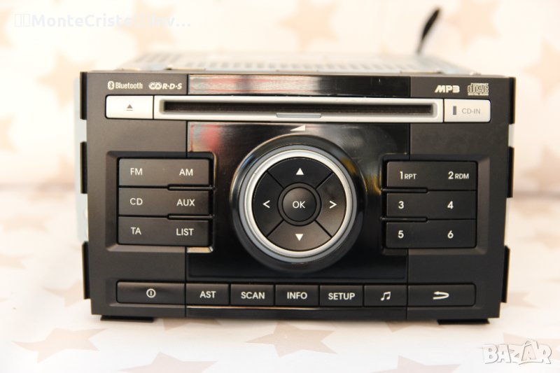 Radio CD MP3 Bluetooth Кia Venga (2010-2014г.) Киа Венга / 96160-1P050 / 961601P050 / касетофон, снимка 1