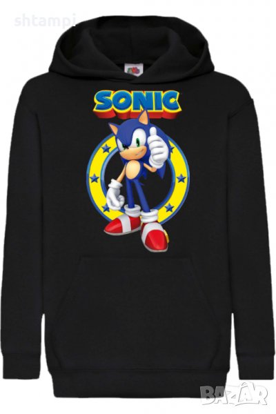 Детски Суитчър/Суитшърт Sonic 01,Соник,Игра,Подарък,Изненада,Забавление,Рожден Ден, снимка 1