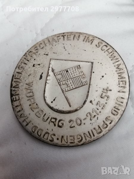 Немски юбилеен медал 1954 г, снимка 1