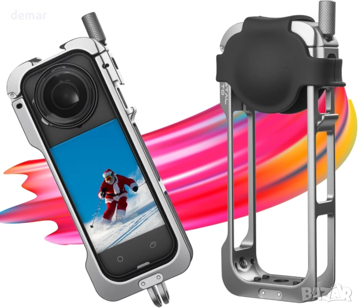 Защитен калъф от алуминиева сплав за Insta 360 X5 с бързо освобождаване, снимка 1