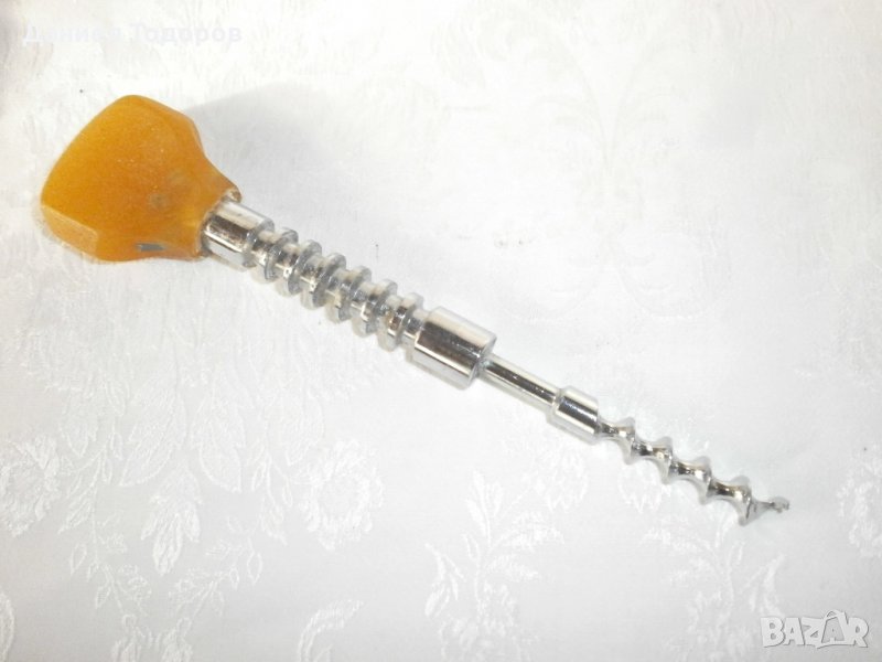 Стар Тирбушон с Бакелитова  Дръжка, снимка 1