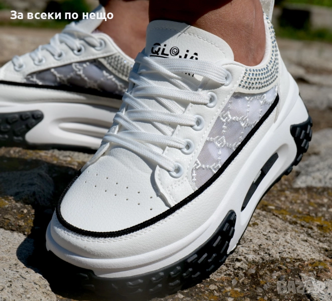 JL 80 Дамски Бели Маратонки👟Дамски Спортни Обувки Код SM-140, снимка 1