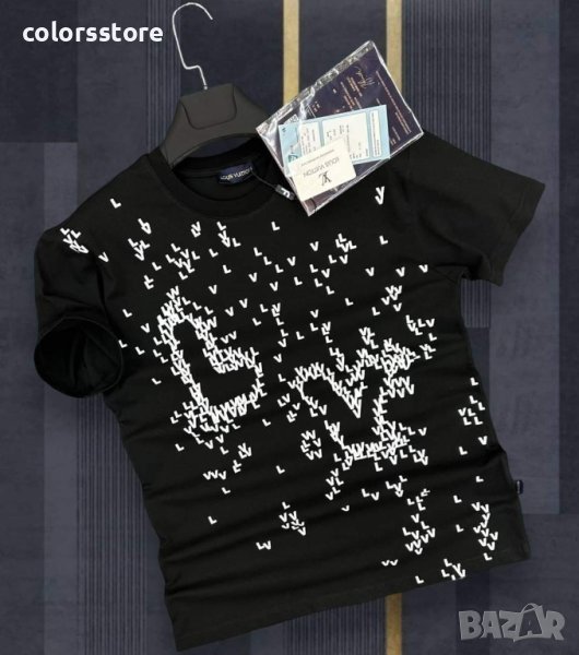 Мъжка тениска Louis Vuitton-черна кодVL52H, снимка 1