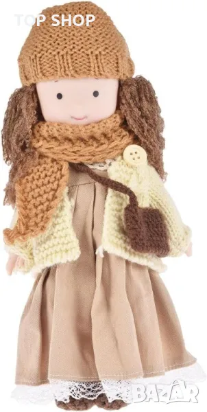 Waldorf Doll Плюшена бебешка кукла Waldorf Astoria Ръчно изработена плюшена кукла с дрехи, момичета, снимка 1