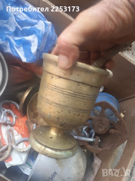 Стар месингов хаван, снимка 1