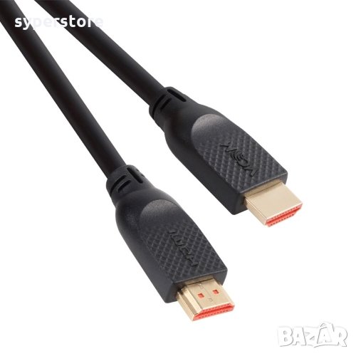 Кабел HDMI - HDMI 1.8м Ver:2.0 м VCom SS001195 Черен Cable HDMI M - HDMI M, снимка 1