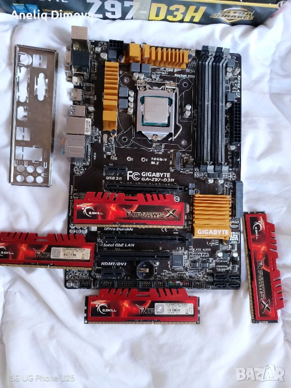 Осем ядрен комплект Z97-D3H+16gb ram, снимка 1