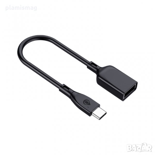 Преходник One Plus NB1233, USB F към Type-C, OTG, 0.15m, Черен, снимка 1