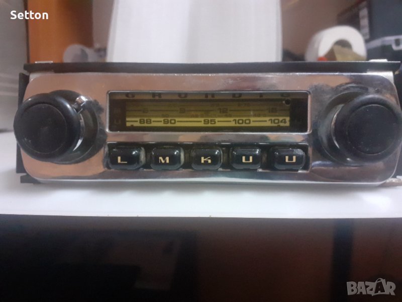 Grundig vintage car radio, снимка 1