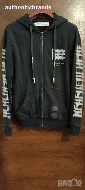 Off White c/o Virgil Abloh 2019 Graphic Print Hoodie L, снимка 1
