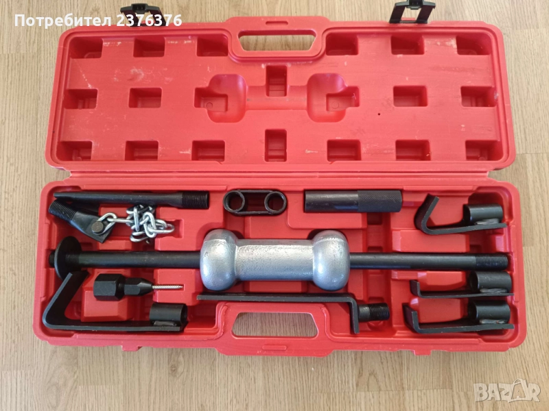 Плъзгащ чук, инструмент за премахване на вдлъбнатини по каросерията, стоманен чук за издърпване, снимка 1