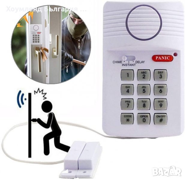 Аларма за врати и прозорци с клавиатура, снимка 1