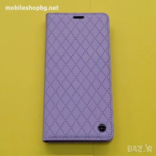 Samsung A16 калъф страничен с прегради лилав , снимка 1