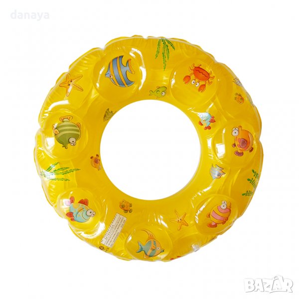 2861 Мини надуваем детски пояс с 3D елементи Рибки, Ф 39см, снимка 1
