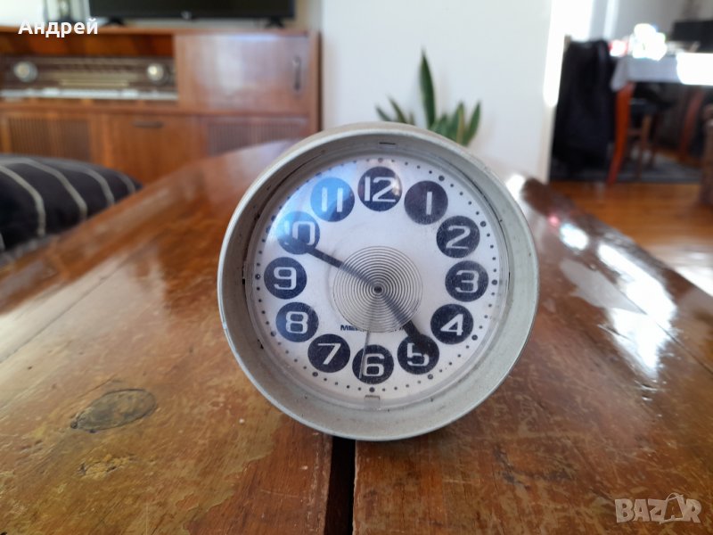 Стар часовник,будилник Mera Poltik #2, снимка 1