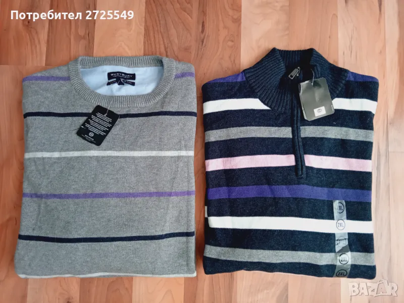 ХЛ нови пуловери 100% памук, снимка 1
