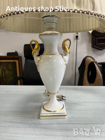Порцеланова хощна лампа Kaiser. №4639, снимка 3 - Антикварни и старинни предмети - 42522192