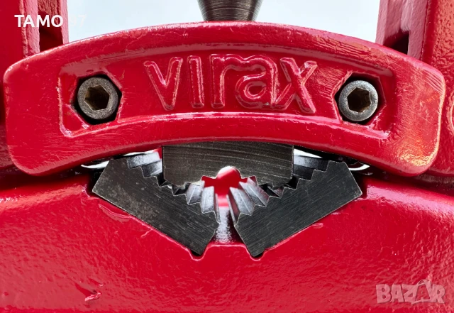 Virax № 1 - Тръбно менгеме 1/8" - 3" като ново!, снимка 4 - Менгемета - 50813031