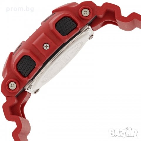 Мъжки часовник Casio G-SHOCK GA-100, черен, червен, внос от Германия, снимка 5 - Други - 31351977