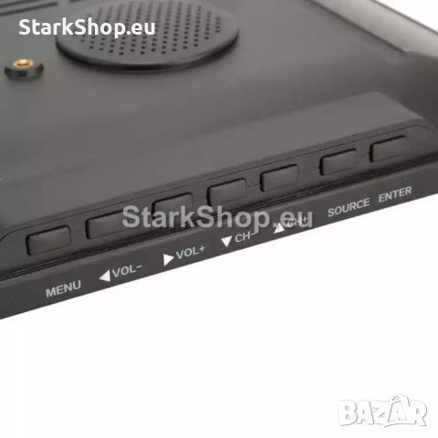 Преносим телевизор 12″ с батерия + работи на 12V / 220V, снимка 4 - Други - 39197281