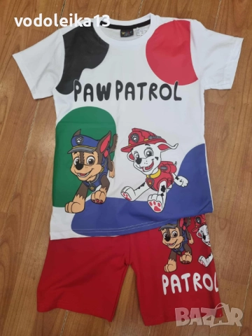 нов шарен комплект с пес патрул, снимка 2 - Детски комплекти - 51977130