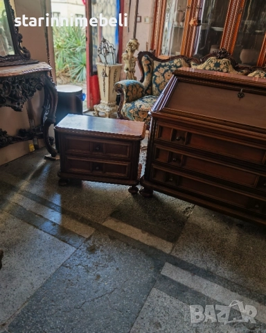 Елегантно писалище( скрин) с две нощни шкафчета , снимка 14 - Шкафове - 52015642