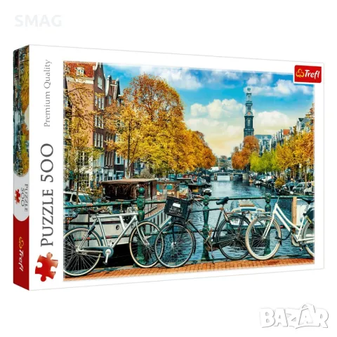 Пъзел Амстердам Велосипеден мост (500 части) S_1240516