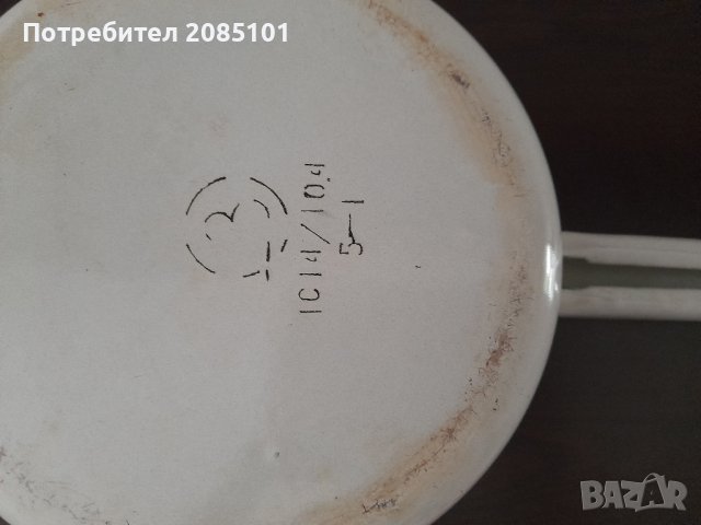 Ретро емайлирана касерола, снимка 5 - Антикварни и старинни предмети - 42403903