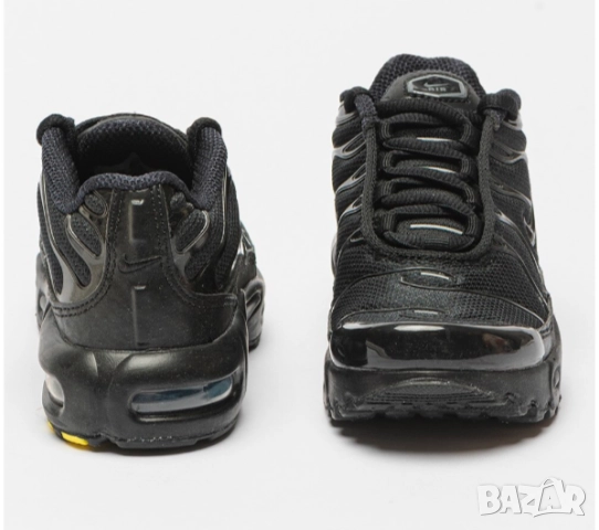 маратонки Nike Air Max Plus „Triple Black“ номер 35 , снимка 4 - Детски маратонки - 51896147