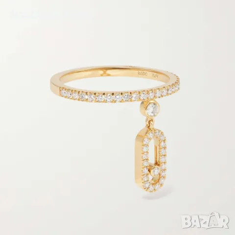 Messika пръстен с мойсанити, снимка 2 - Пръстени - 50085045