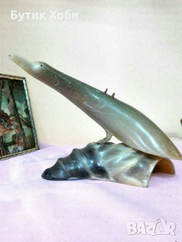 Стар руски сувенир от рог/кост, снимка 1