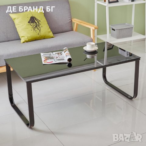 Стъклена масичка за кафе BZYYCT025BL, снимка 3 - Маси - 35564891