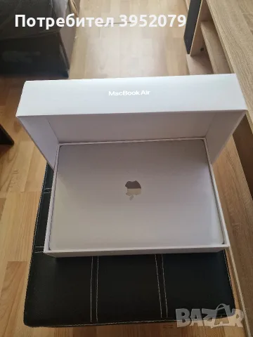 MacBook Air M1 Space Gray (8GB/256GB) – Като НОВ, 52 цикъла, 98% Батерия! Пълен комплект + Magic Mou