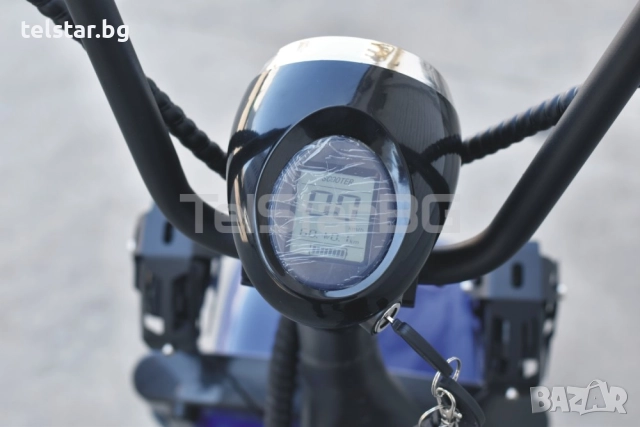 Електрически скутер BIG CITY HARLEY X7 ULTRA 1500W 60V 13Ah с LED фарове, снимка 2 - Мотоциклети и мототехника - 52426469