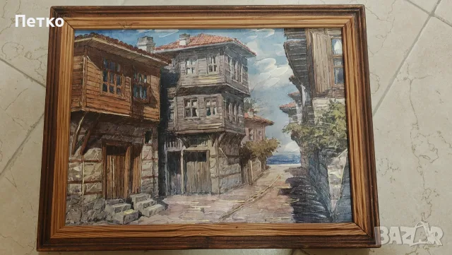 Картина акварел Стар Град