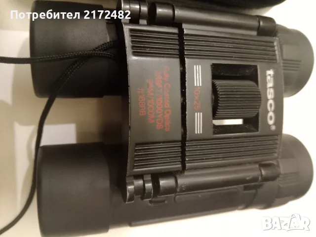 бинокъл TASCO 10/25, снимка 3 - Екипировка - 55706986