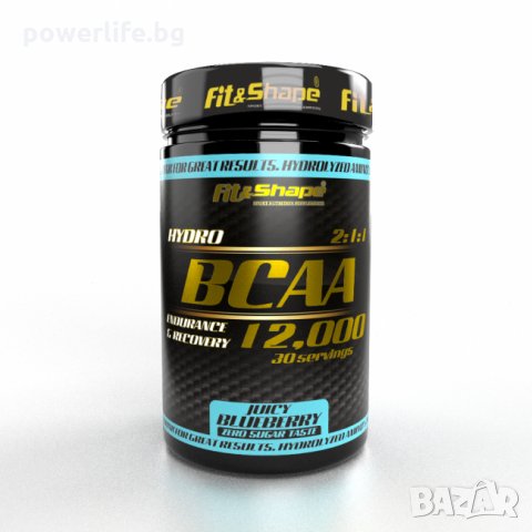 Fit & Shape Hydro BCAA 12000 | БЦАА Аминокиселини, 420 гр., снимка 1