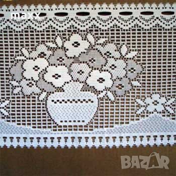 Мини дантелени пердета "Ваза" 0.30 см