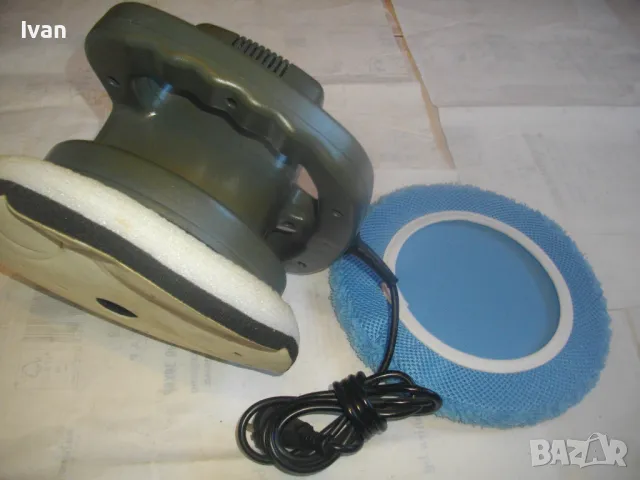 120W/ф240мм CAPROIT НИДЕРЛАНДСКА ЕЛЕКТРИЧЕСКА ПОЛИР ПАСТИР МАШИНА ПОЛИРАНЕ ПАСТИРАНЕ СТЪКЛА ФАРОВЕ, снимка 12 - Полирмашини - 48436542