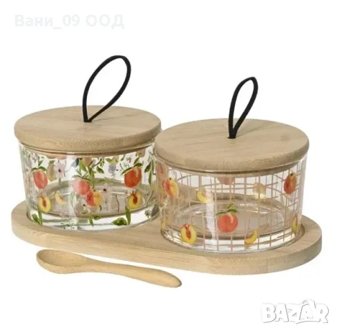 Сет за сервиране "Праскови" 