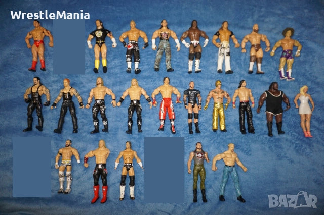 23 Кеч Фигури със забележки Bobby Fish Elite/Batista/Undertaker/Rey Mysterio/Lana/