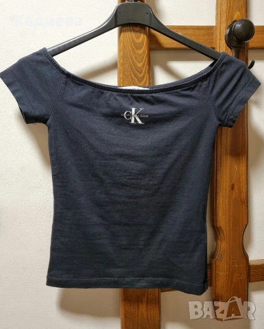 дамска тениска с паднало рамо - Calvin Klein Jeans 