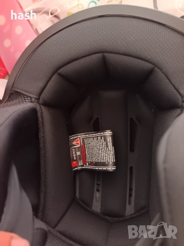 Мото каска LS2 OF616 AIRFLOW II ПЛЪТЕН ГЛАНЦ БЯЛ-06, размер М, снимка 5 - Спортна екипировка - 52581859