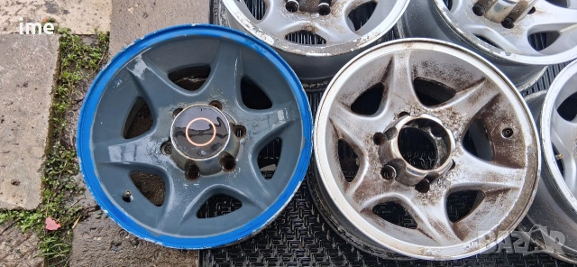 5бр ляти джипови джанти 7J15. 6x139.7. OEM 91140444. Свалени са от Opel Frontera..., снимка 8 - Гуми и джанти - 53979162