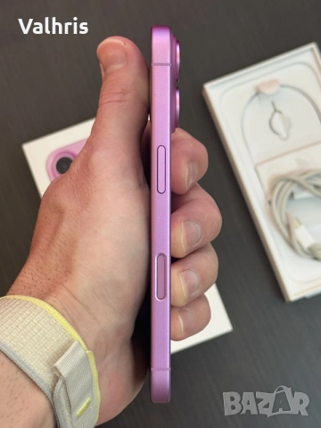 Apple iPhone 16 128GB / Pink / 100% батерия / КАТО НОВ!, снимка 6 - Apple iPhone - 55358641