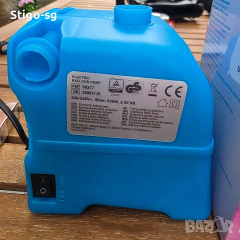 НОВА Електрическа помпа за балони 600W (Folat) за парти украси и арки , снимка 2 - Декорация - 56162537