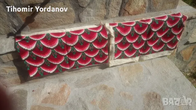 Бродирана възглавница -2 броя., снимка 9 - Антикварни и старинни предмети - 50302846