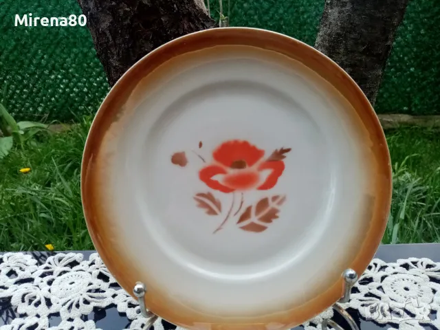 Антикварен сет за чай, снимка 2 - Чаши - 49756605